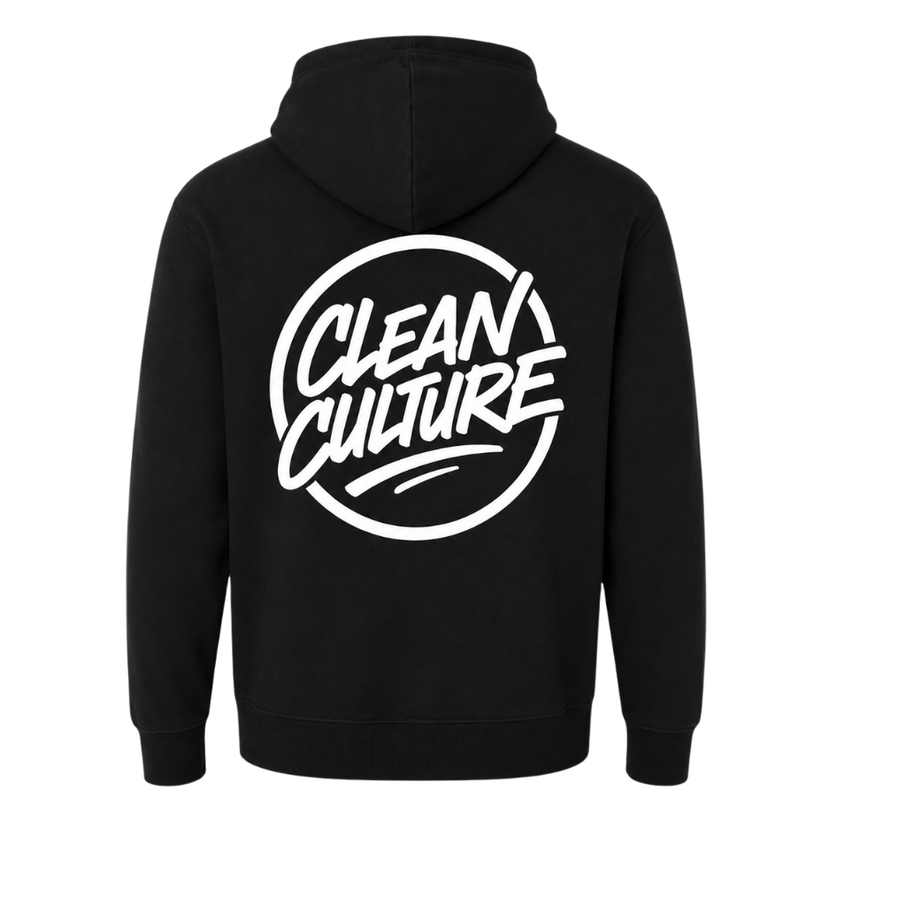 Clean Culture Heavyweight Hoodie Black
