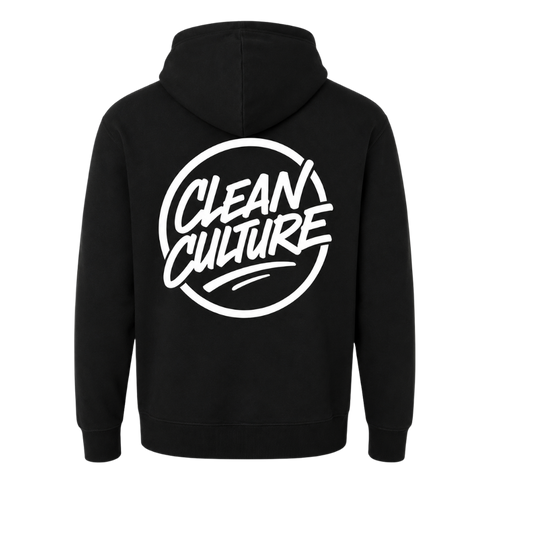 Clean Culture Heavyweight Hoodie Black