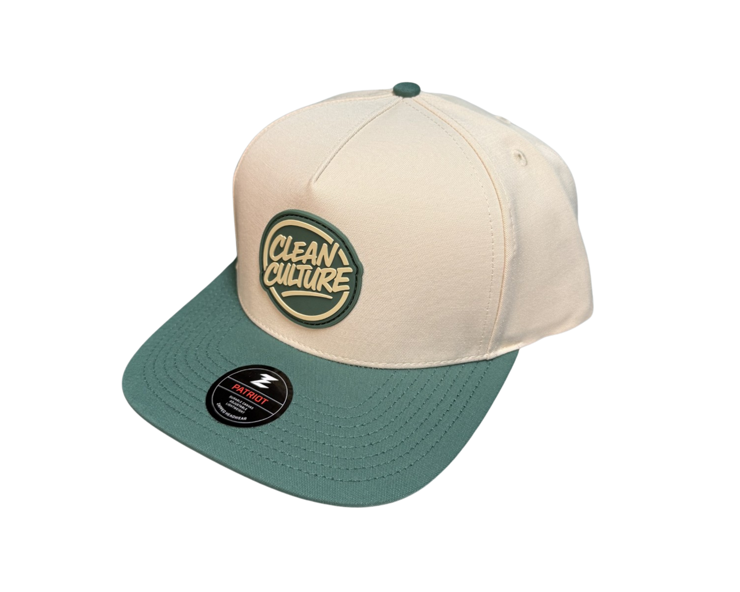 Patriot Hat Cream/Green