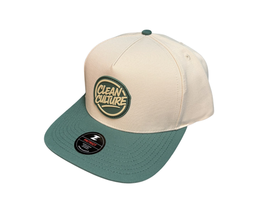 Patriot Hat Cream/Green