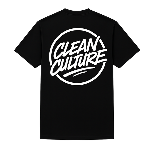 Clean Culture T-Shirt Black