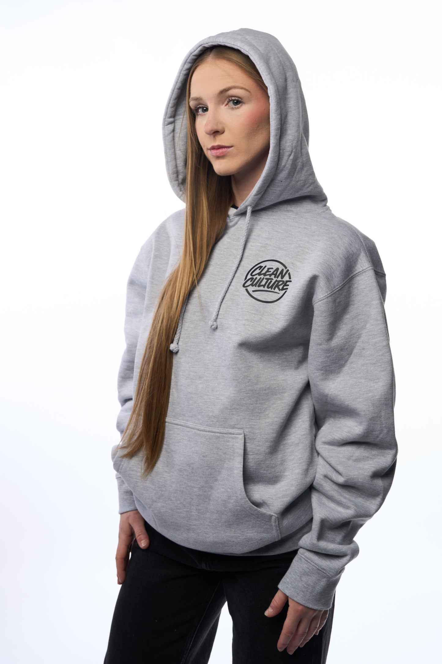 Clean Culture Heavyweight Hoodie Ash