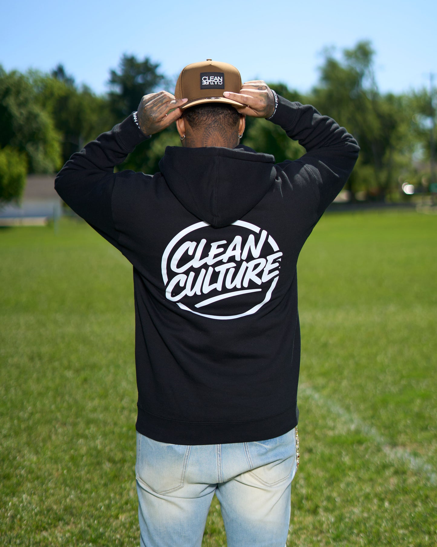 Clean Culture Heavyweight Hoodie Black