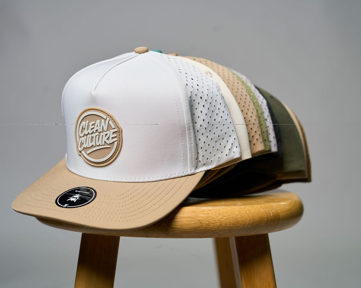 Off White/Khaki Snapback