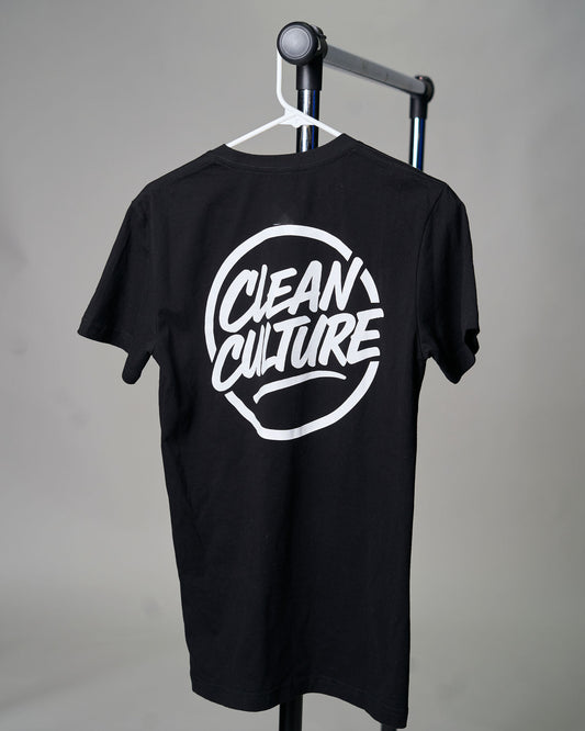 Clean Culture T-Shirt Black
