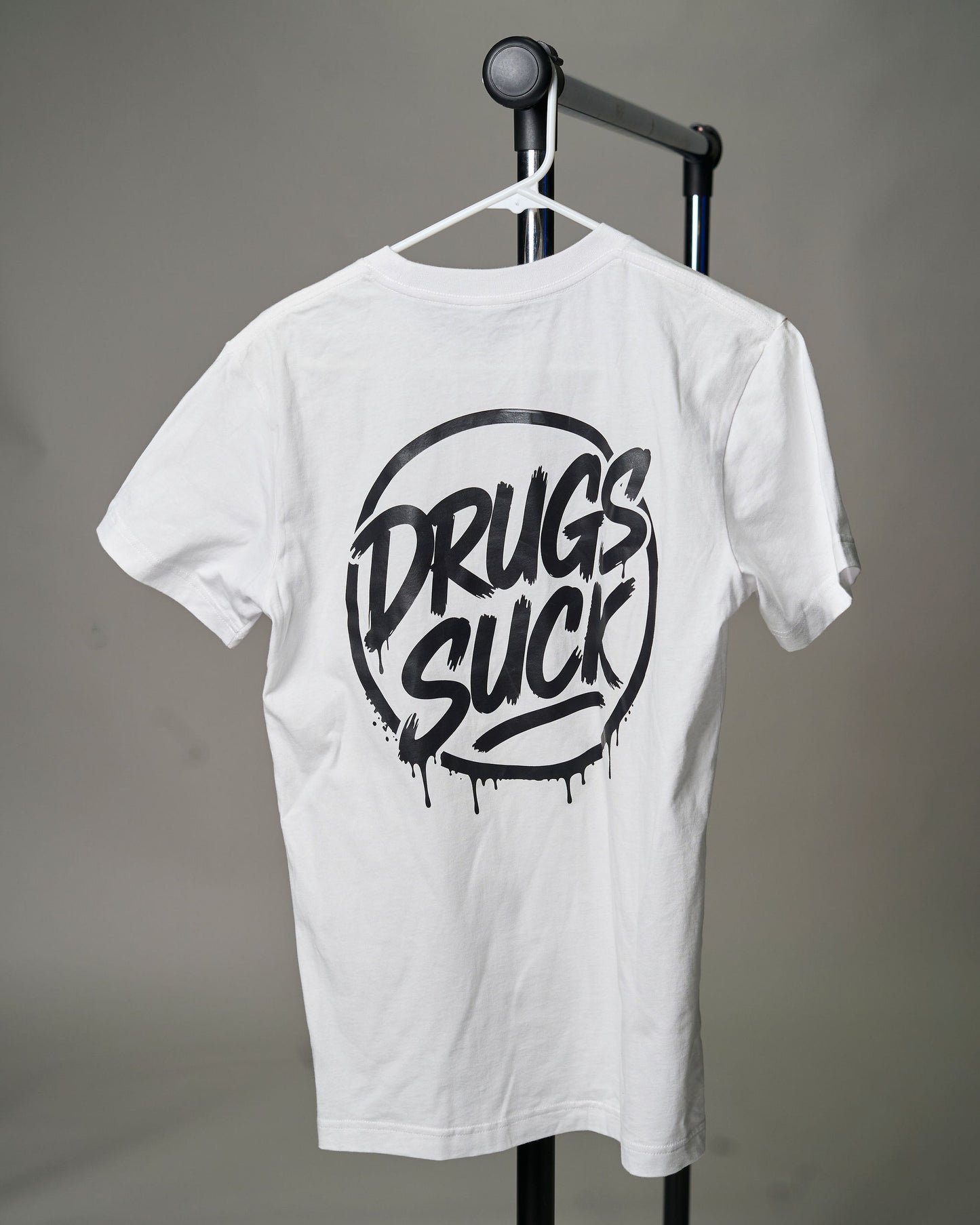 Drugs Suck T-Shirt White